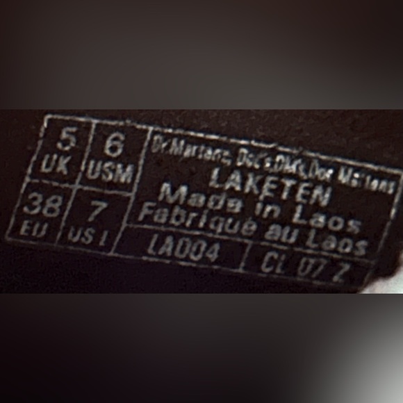 NEW…Dr. Martens Leather Unisex sling back mule wms sz.7 men’s sz.6 - Picture 3 of 11